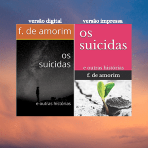 Pai: o que é ser bom nisso? - Sempre uso trechos de textos meus, como desse livro de contos de Fábio de Amorim, Os suicidas e outras histórias. Temas variados, para maiores de 16 anos.