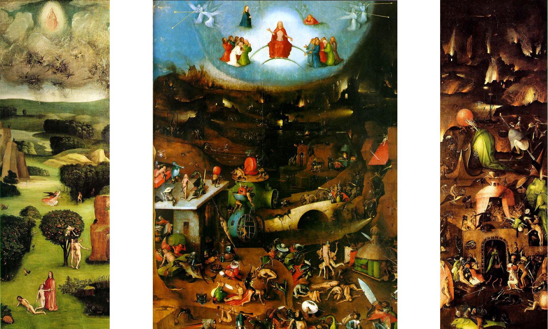 O Tríptico do Juízo Final (o pecado original, à esquerda, o juízo final, no centro, e o inferno, à direita) é um quadro do pintor holandês Hieronymus Bosch (1450-1516), cujo nome real era Jeroen van Aeken. A obra tem uma data provável: 1482.