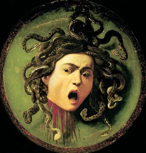 Poema quase irônico sobre a estupidez trata desse medo de olhar a verdade, medo que algumas pessoas têm de virar pedra ao olhar para a verdade-medusa (pintura de Caravaggio, de 1598, Medusa).